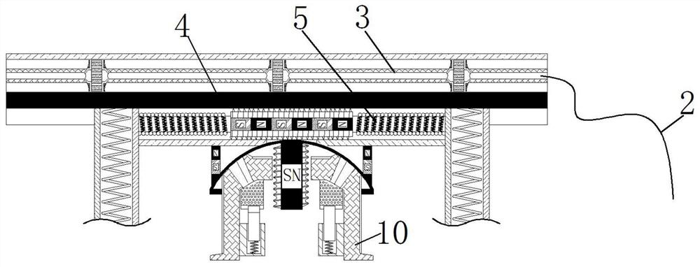 Alternating-current double-power switching device capable of automatically locking in case of hardware fault