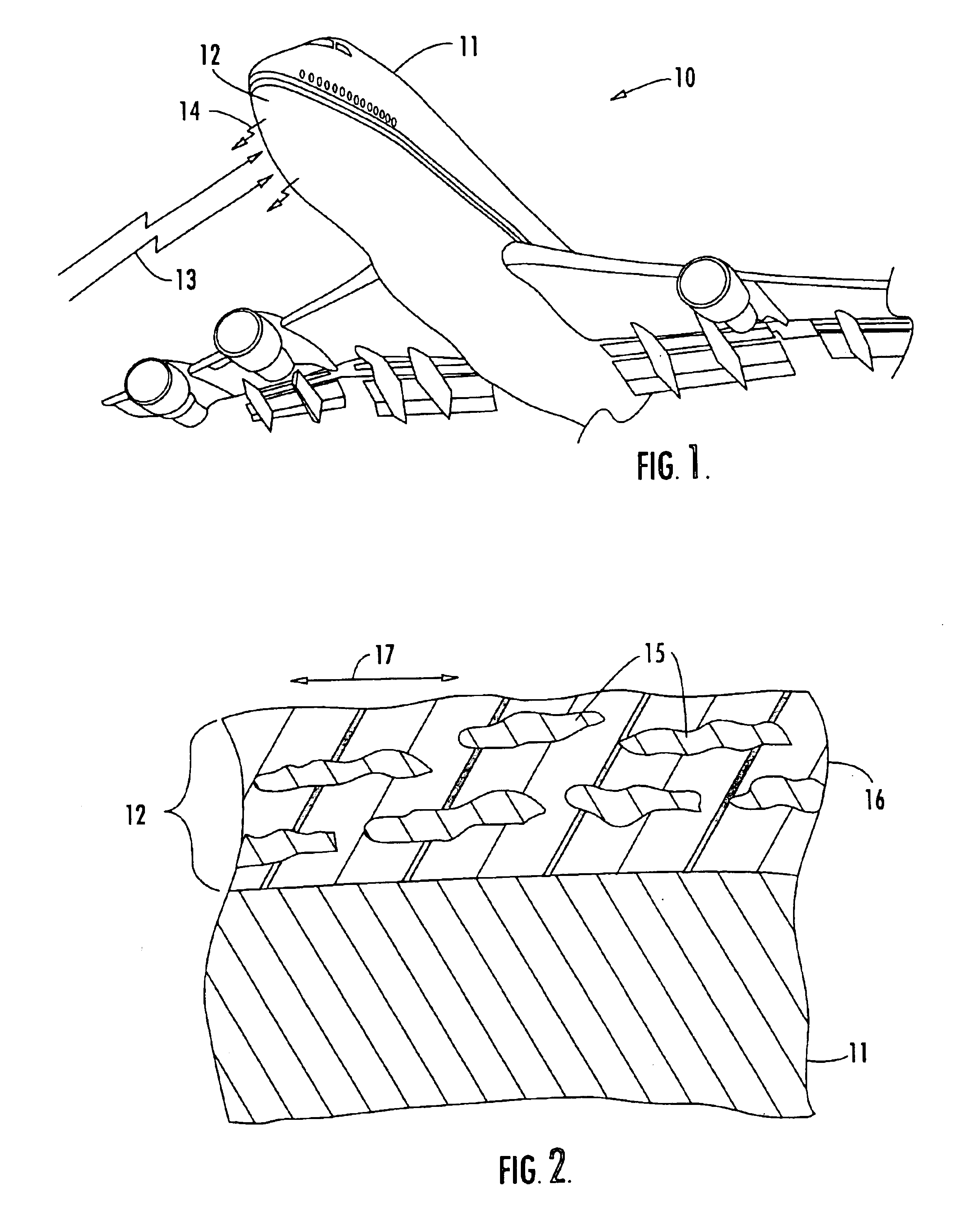 Method for making radiation absorbing material (RAM) and devices including same