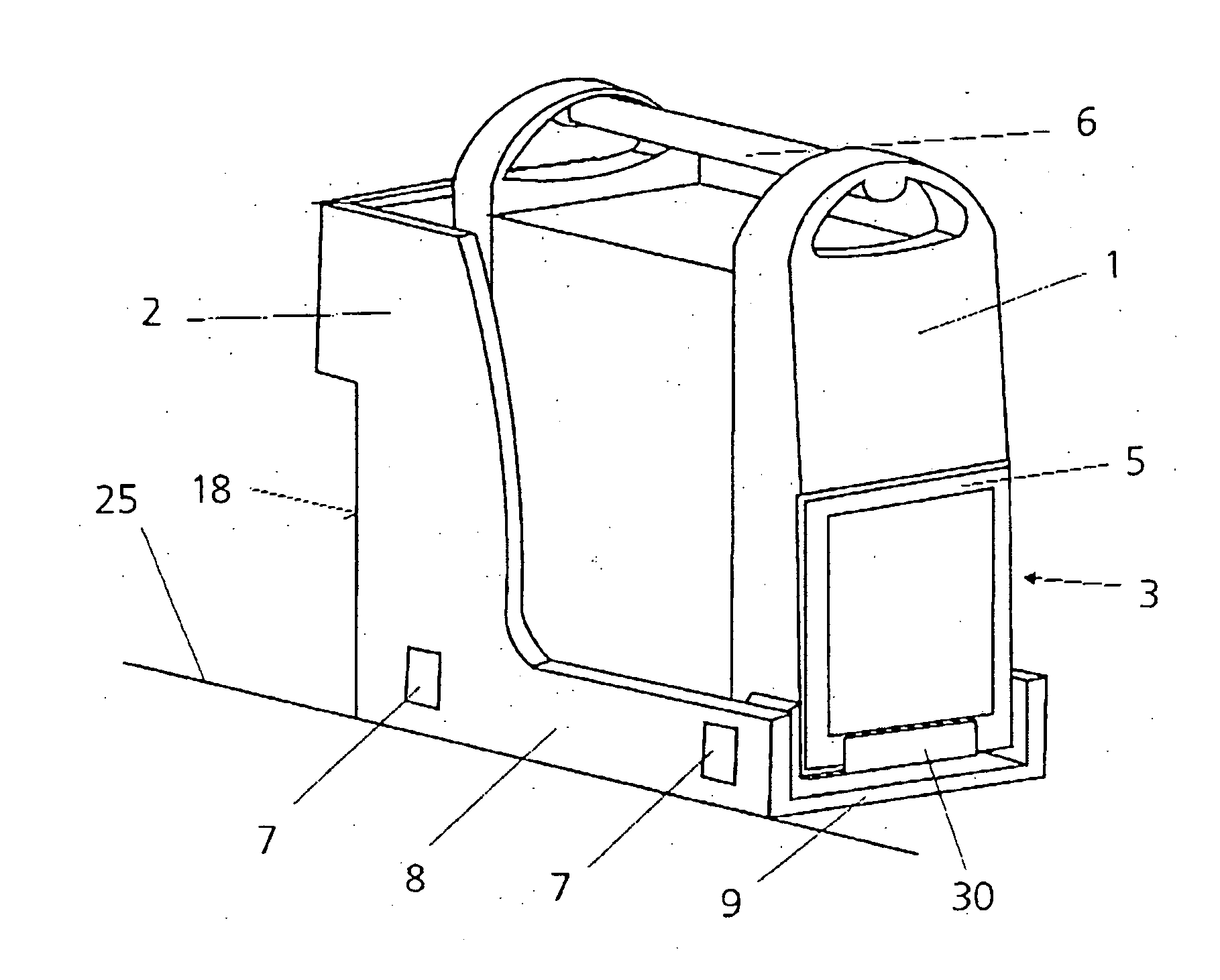 Securing apparatus for a portable electronic unit