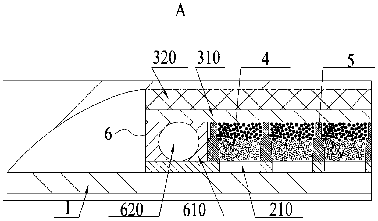 Display plasma module with double-layer exposure structure and manufacturing method thereof