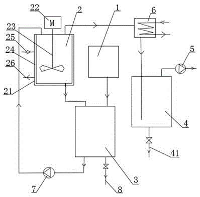 Cyanamide hydrolysis desolventizing system device