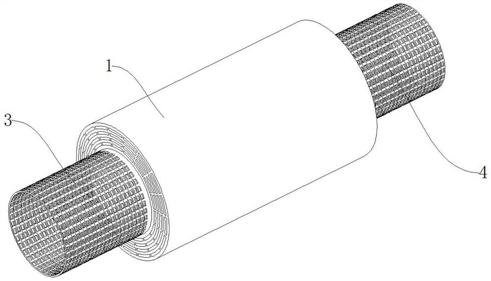 Bone defect implant based on metal rubber