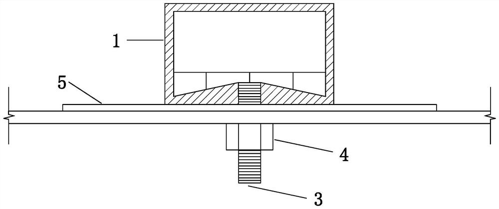 Device for accurately installing Halfen groove and construction method