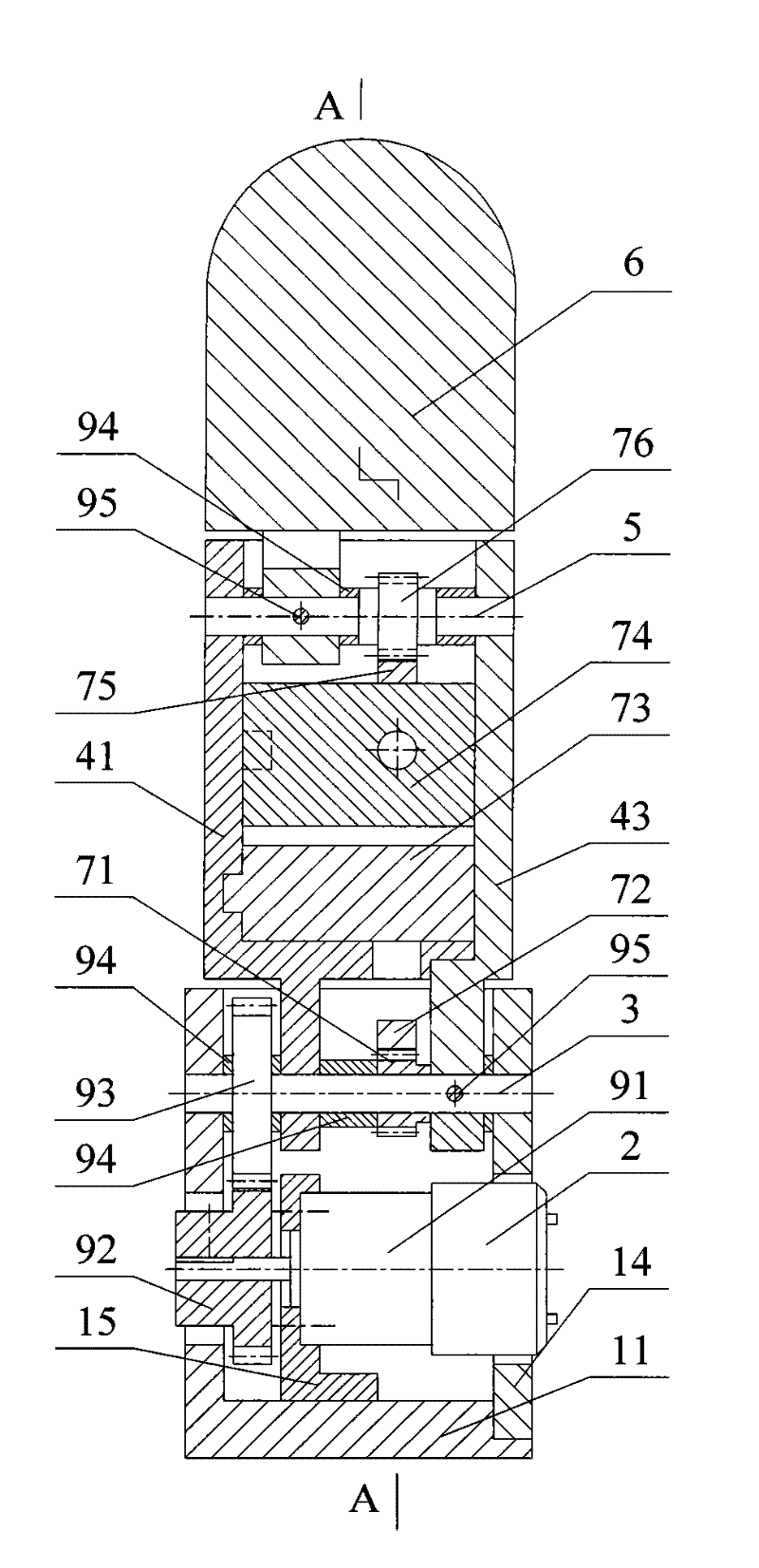 Double-rack slider type parallel finger device integrating coupling and under-actuation