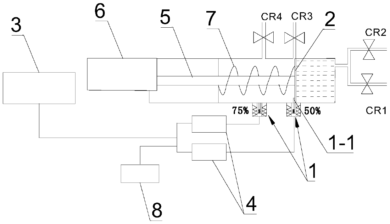 Loading and unloading control system based on electromagnetic locating