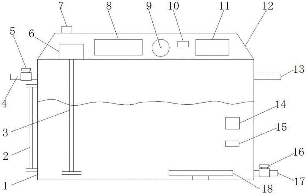 Automatic control fish tank with broadcast alarming function