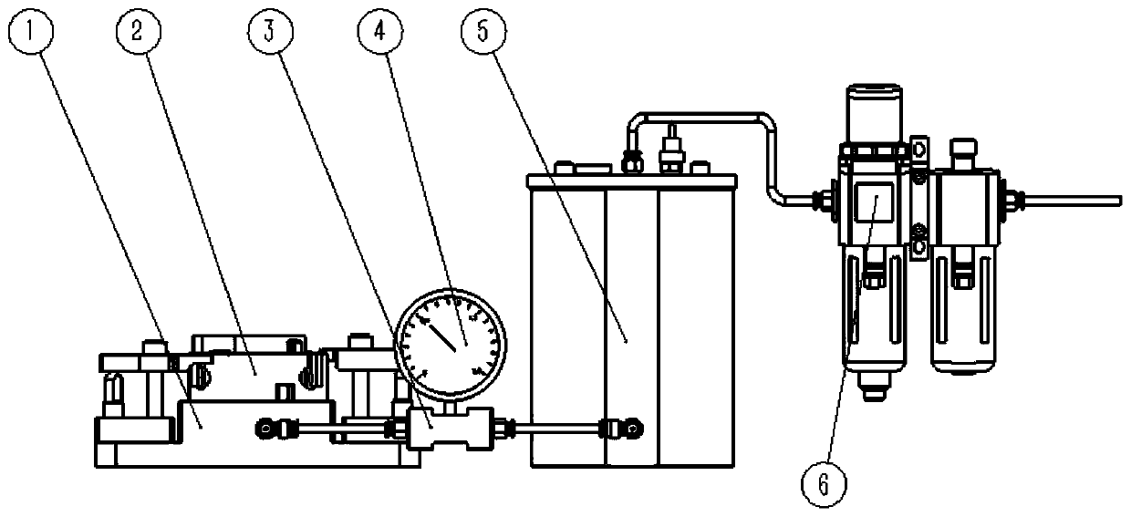 One-way valve opening pressure detecting device and detecting method thereof