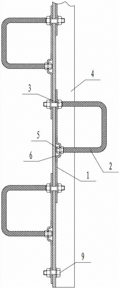 Angle iron tower climbing device