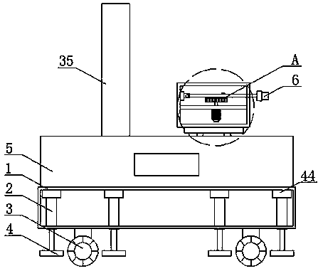 A device for confirming the location of tunnel construction personnel based on bim and rfid technology