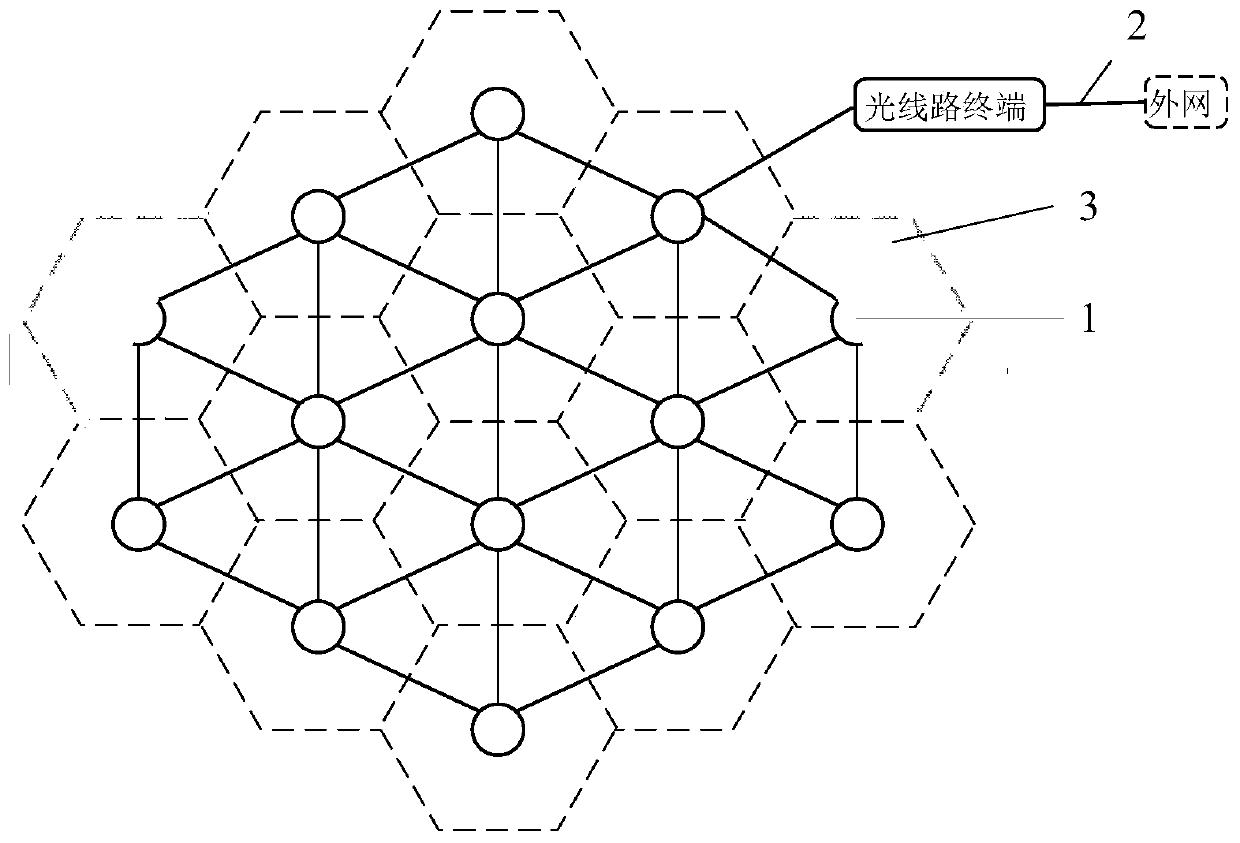 Indoor overhead optical router network wireless optical communication device and method