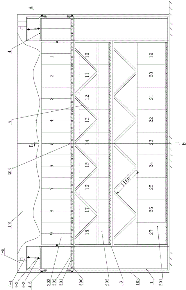 Accumulation type semi-automatic multilayer garbage storage bin and method for applying same