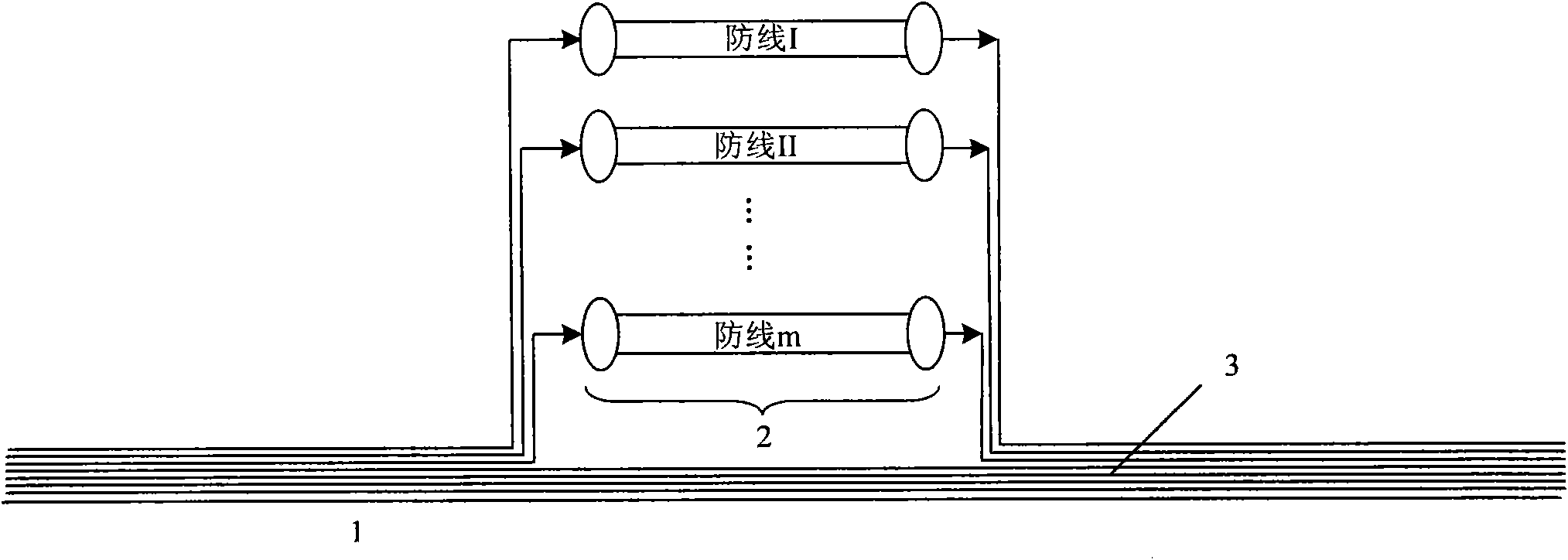 Fiber interferometer-based area anti-intrusion method