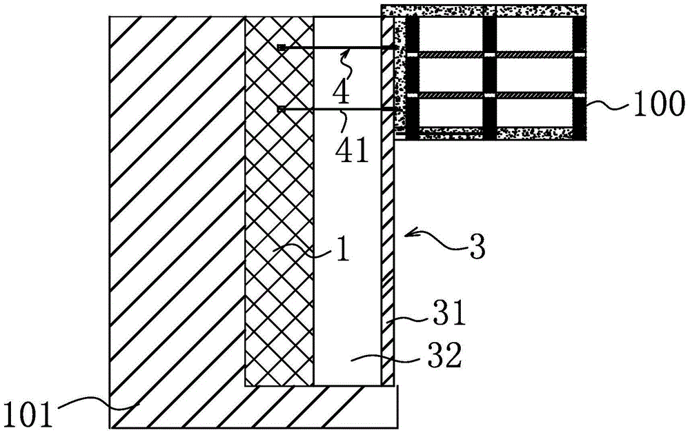 Composite fender pile for building basement