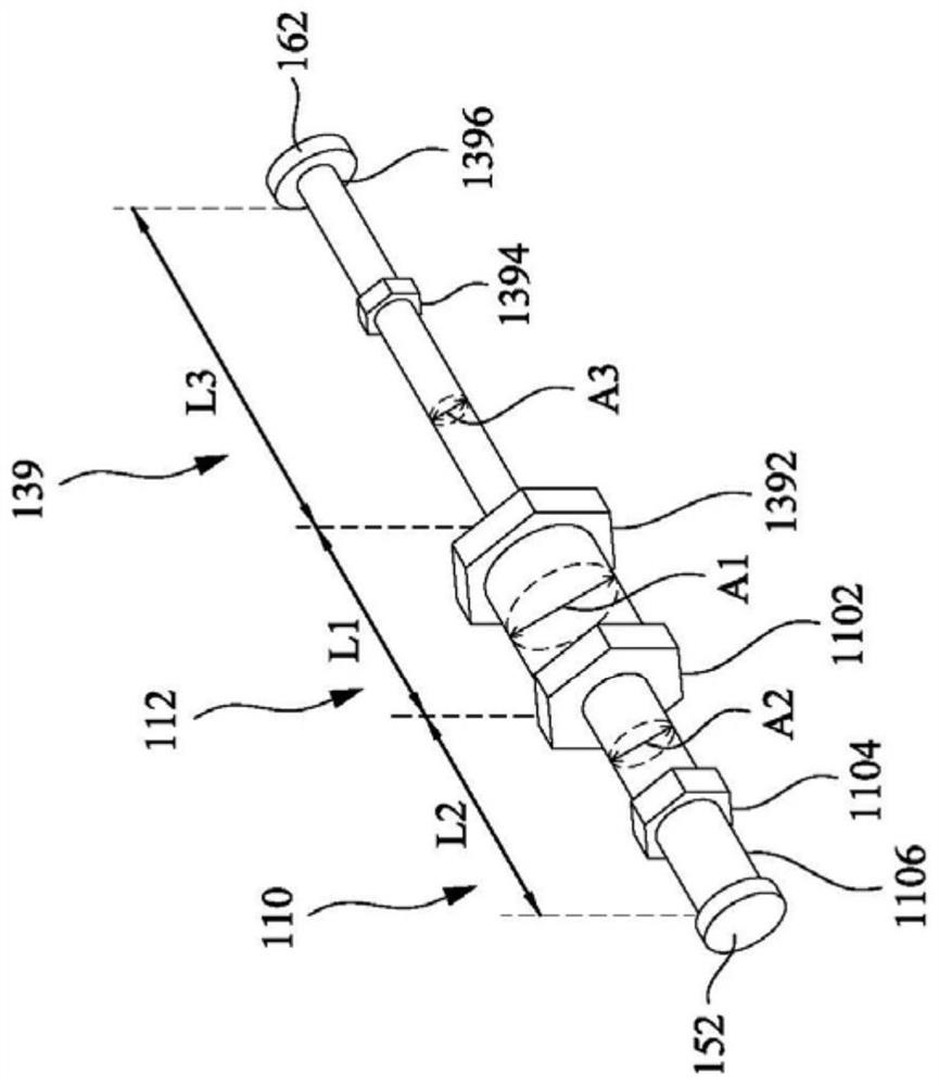 Torsion bar type piezoelectric actuating device