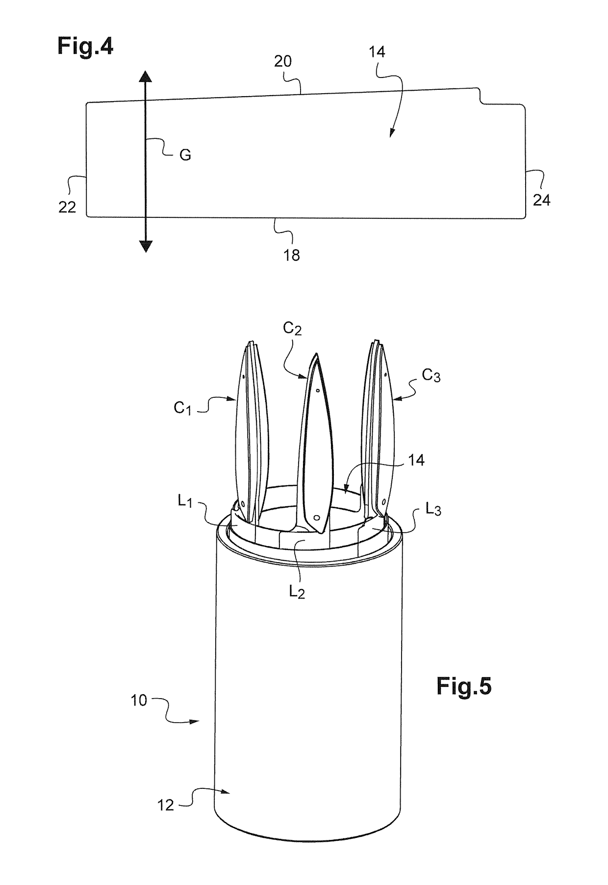 Device for holding kitchen utensils, especially knives