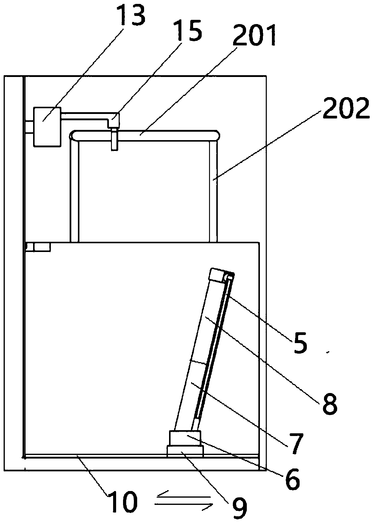 Automatic clothes wearing cabinet