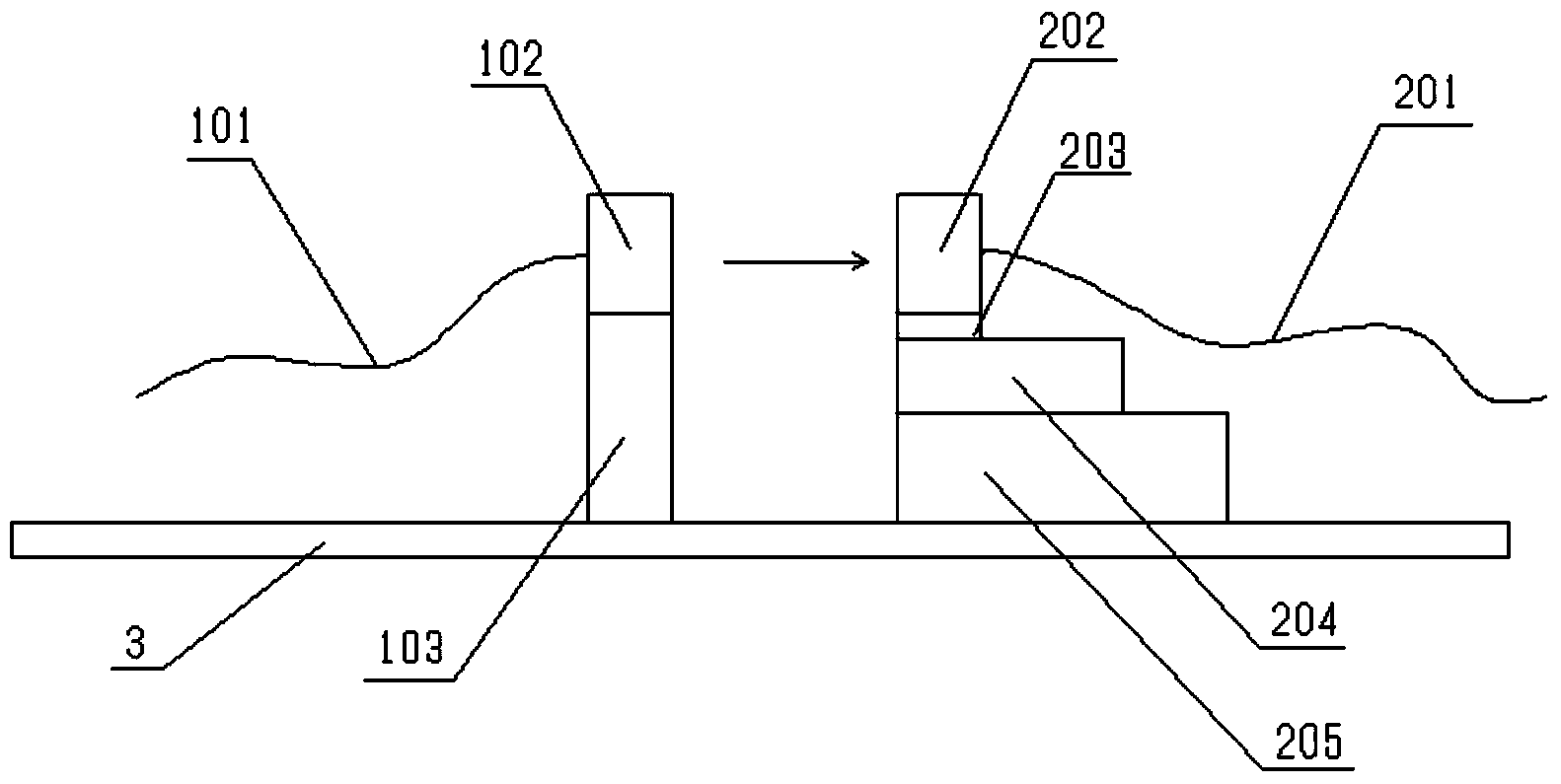 Optical fiber phase shifting device capable of compensating optical path difference
