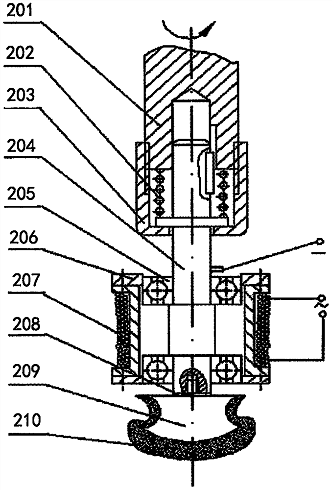 Novel magnetic electrolytic composite polishing head