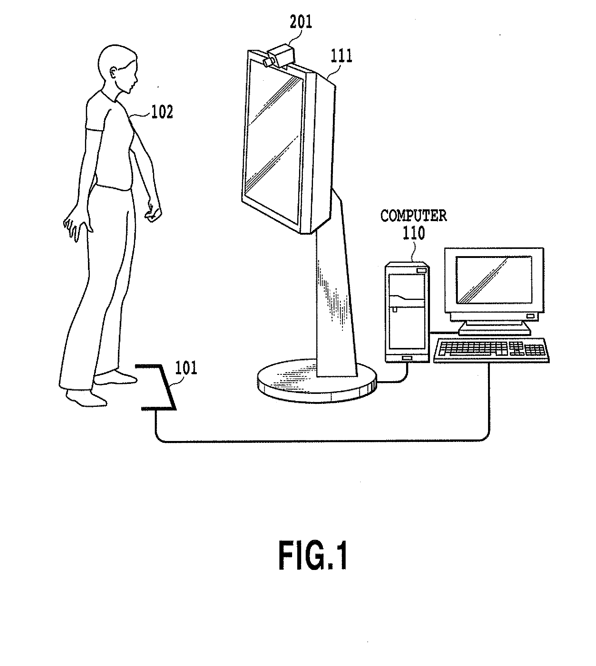Image recognition apparatus, and operation determination method and program therefor