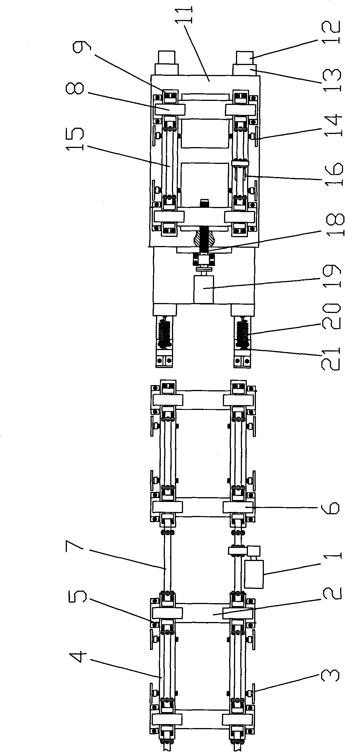 Automatic butt joint and grinding-in tooling equipment of large barrel
