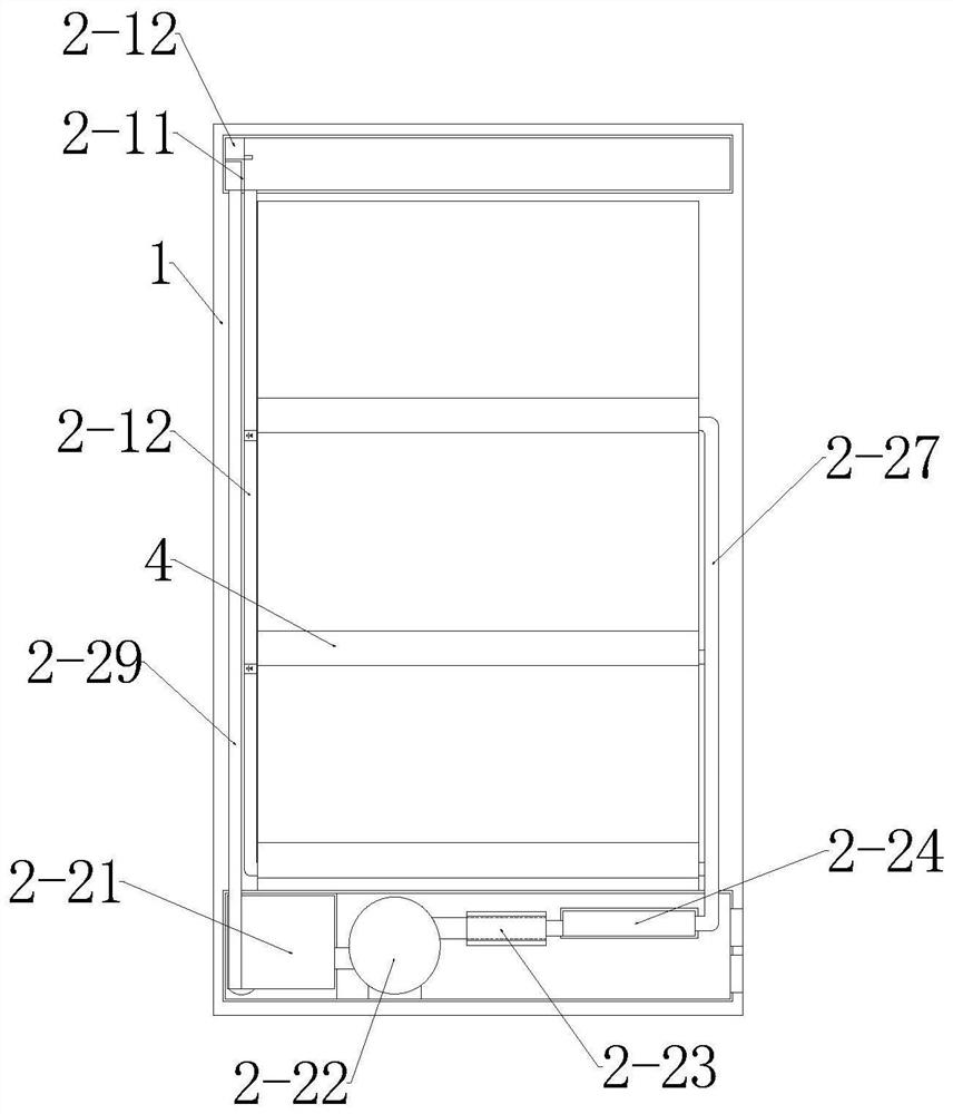 A mobile layered computer cabinet with real-time high temperature monitoring function