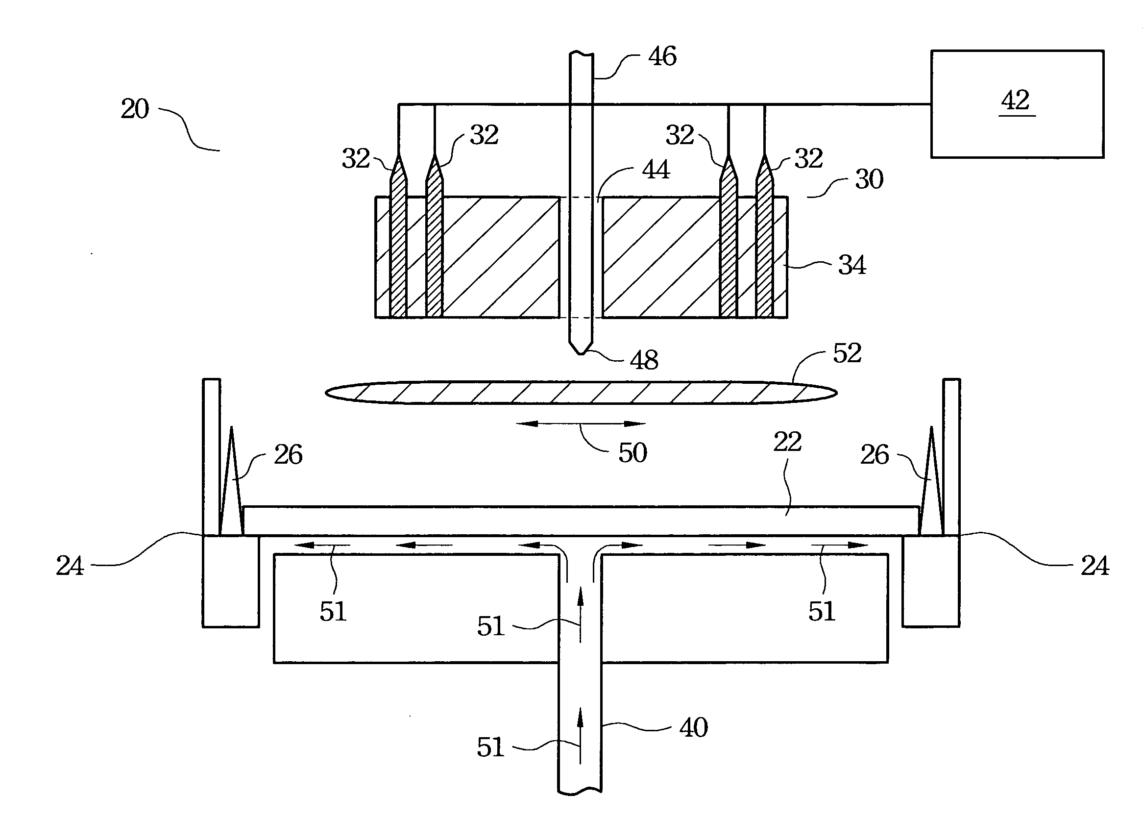 Electroless plating apparatus with non-liquid heating source