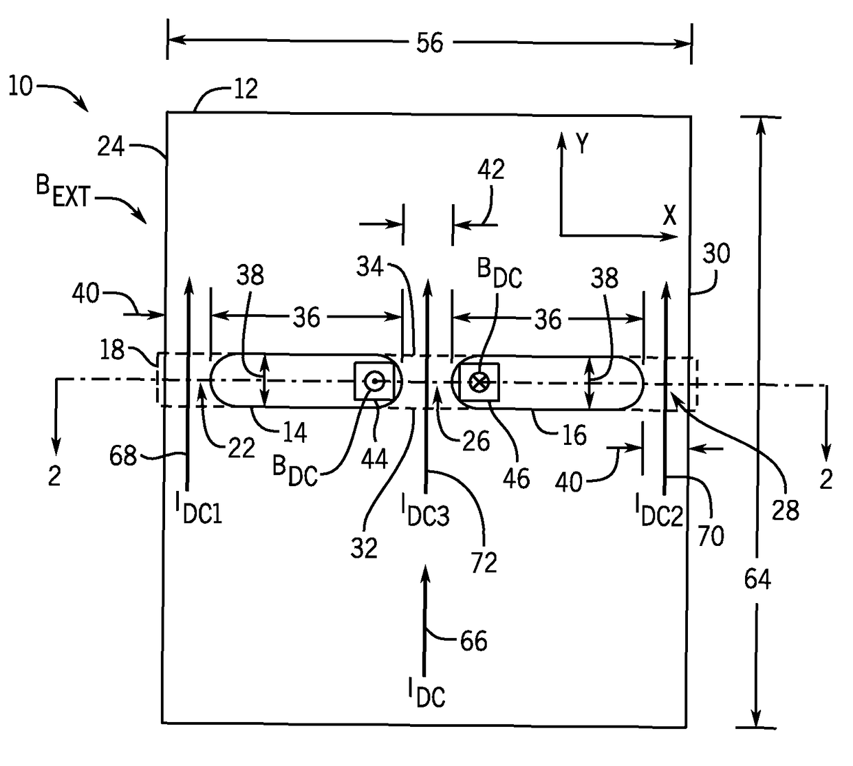 Electrical current sensing apparatus