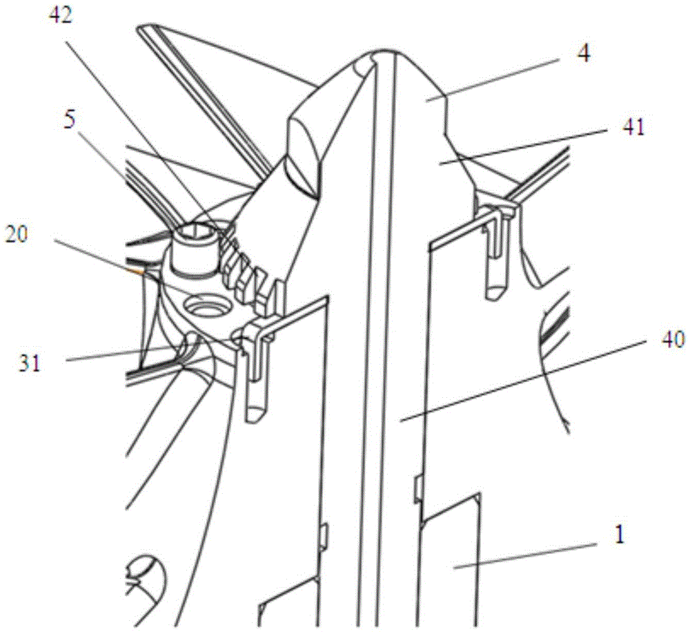 Centrifugal blower guide impeller assembly
