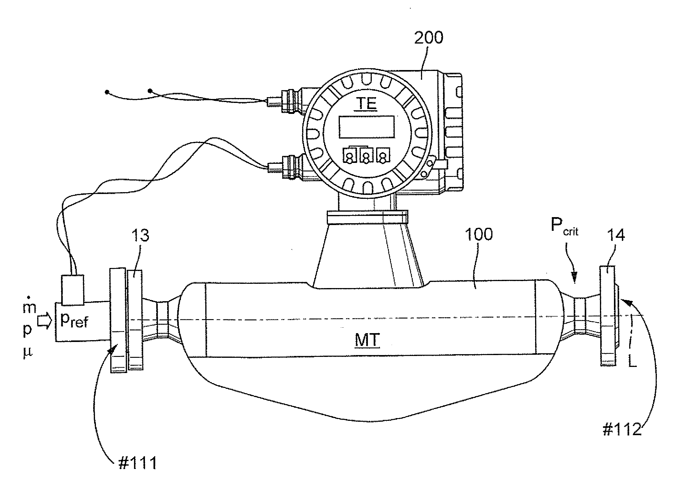 Measuring system having a measuring transducer of vibration-type