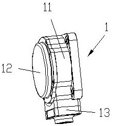 Frequency multiplication method for Hall speed sensor at shaft end