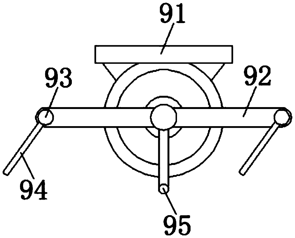 Yoga mat cleaning and sterilizing device and sterilizing method