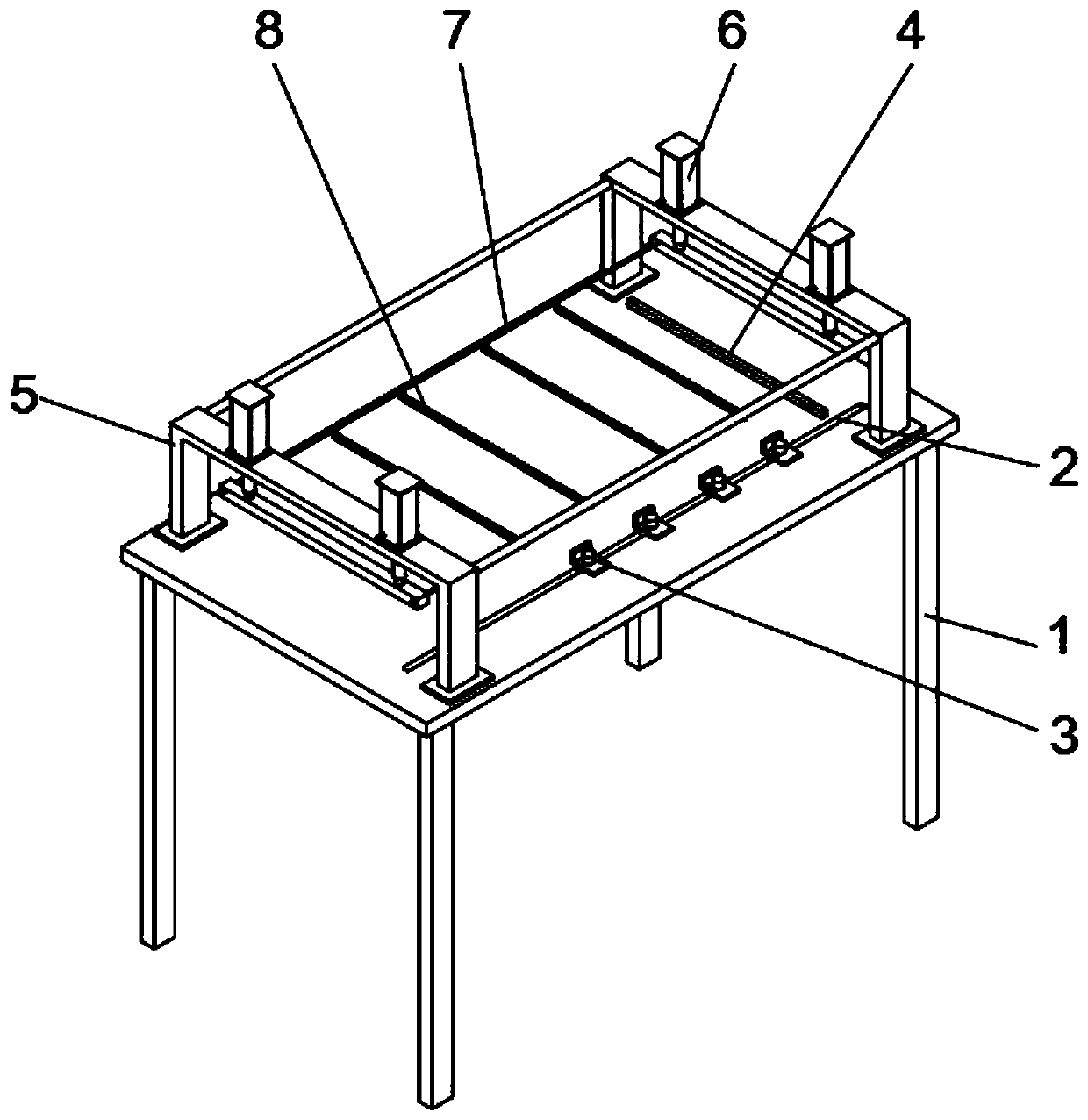 Forming processing system slitting device for packaging cartons