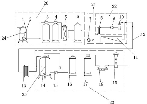 Seawater desalination system for removing boron by using electrodeionization