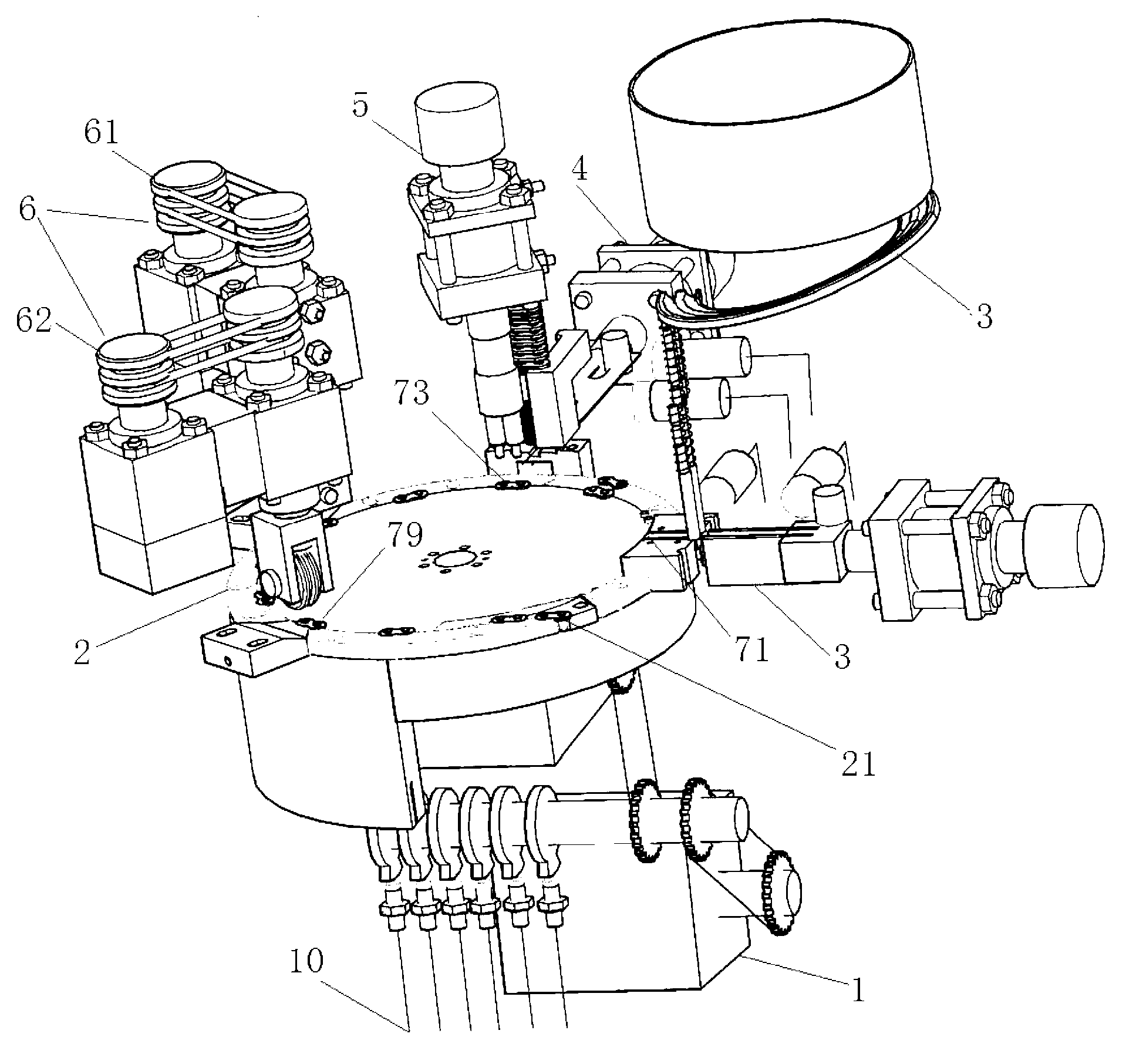 Chain connector assembly machine