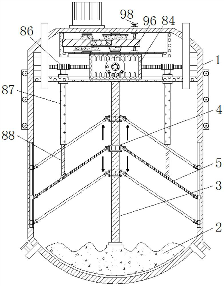 Bioengineering stirring kettle capable of preventing internal microorganisms from being damaged in stirring process