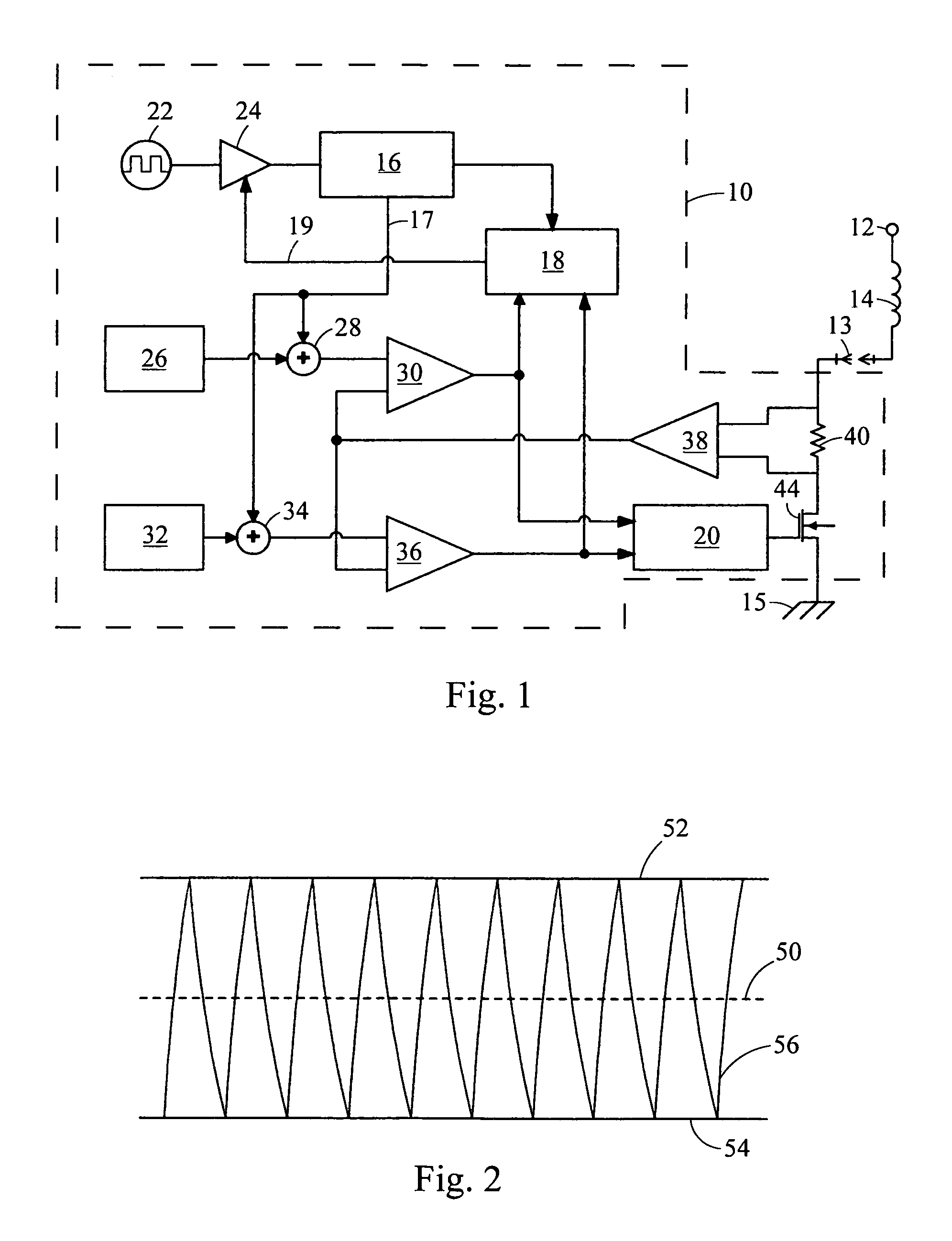 Dither amplitude correction for constant current drivers