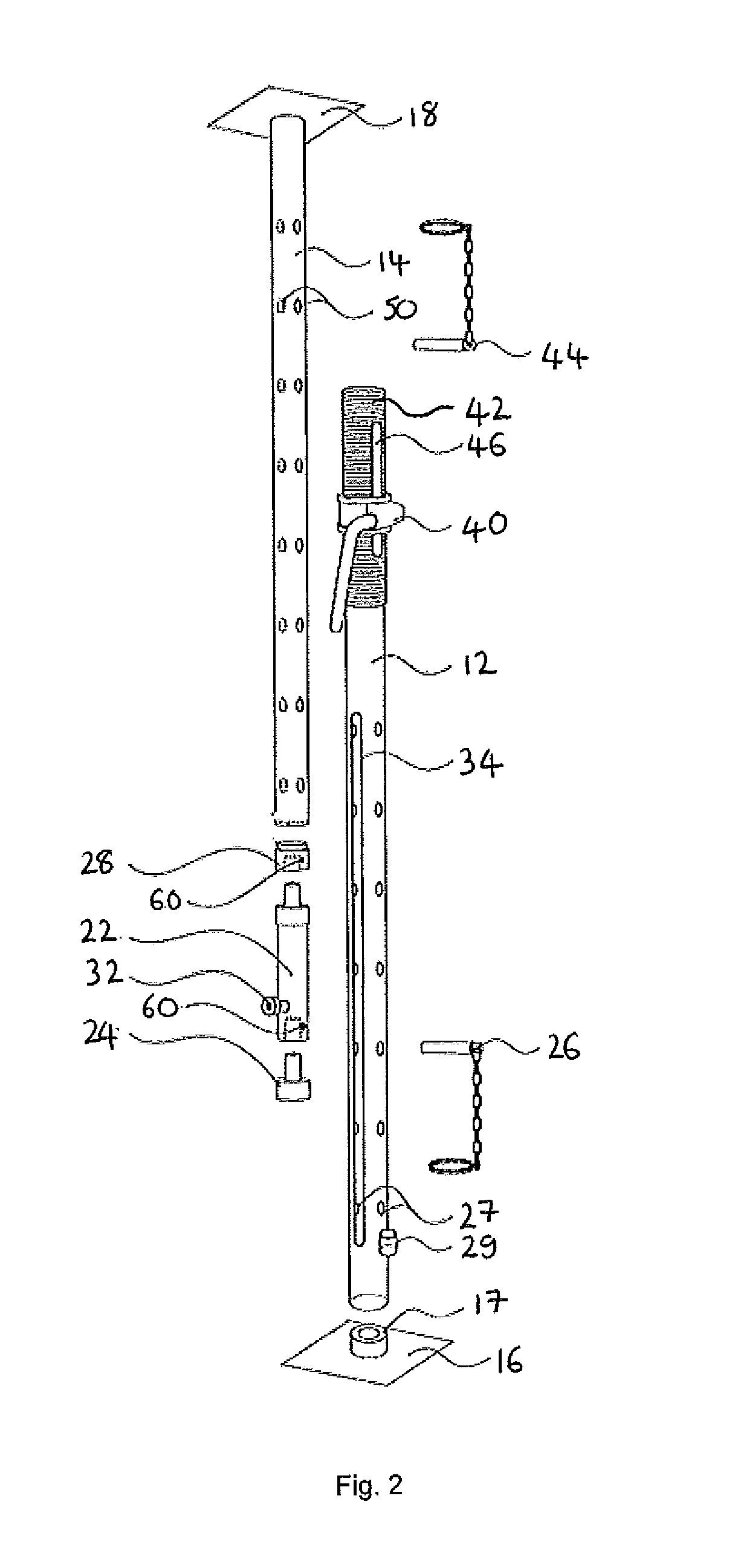 Temporary Support and Raising Device