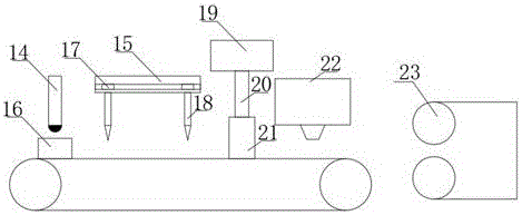 Crane lazy arm profile primary forming unit