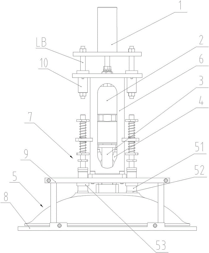 Yeast-block vibrating and slurry extracting device