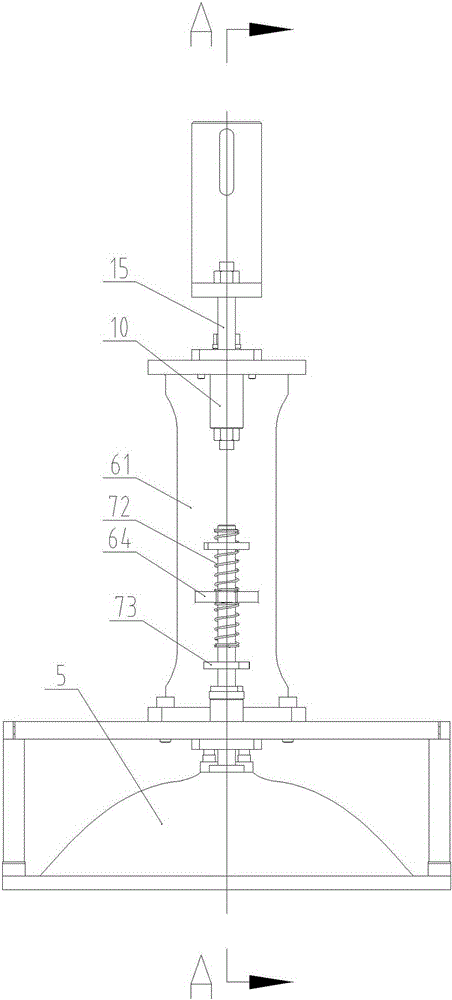 Yeast-block vibrating and slurry extracting device