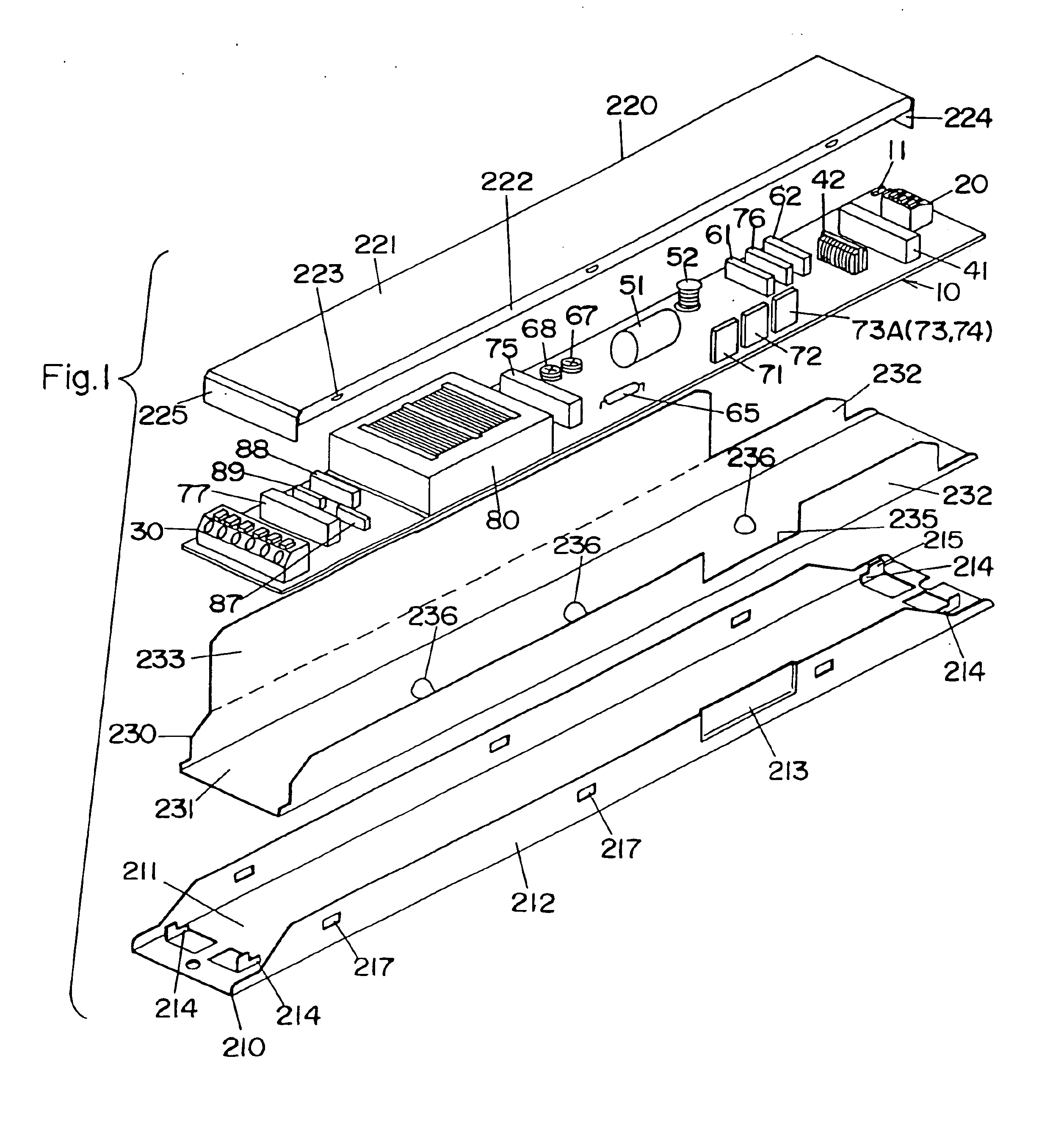 Electronic ballast for a discharge lamp
