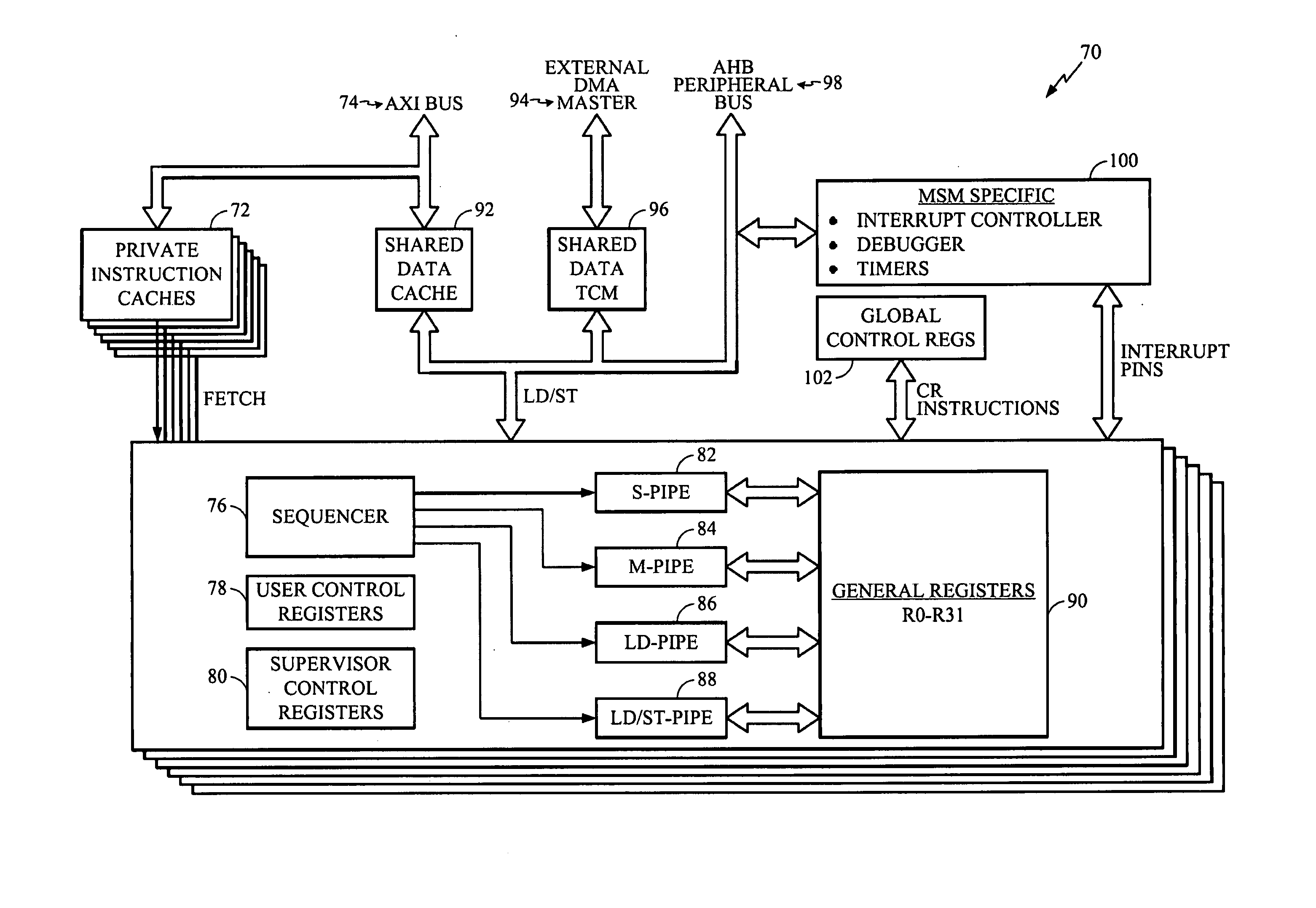 Booth multiplier with enhanced reduction tree circuitry