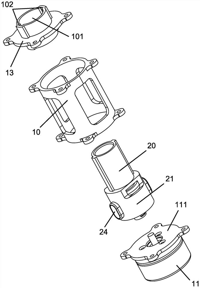 Massager driving device