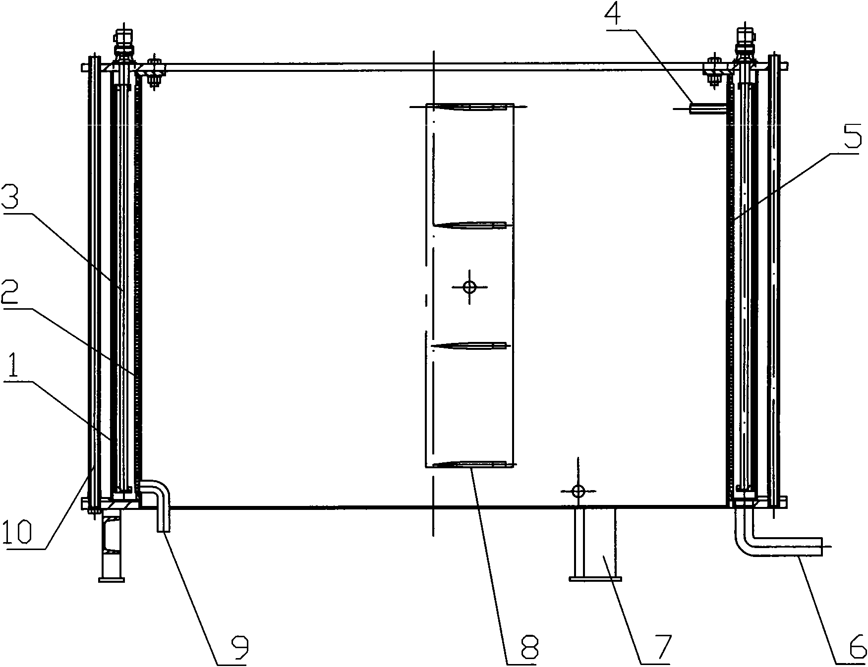 Separator and water purification method