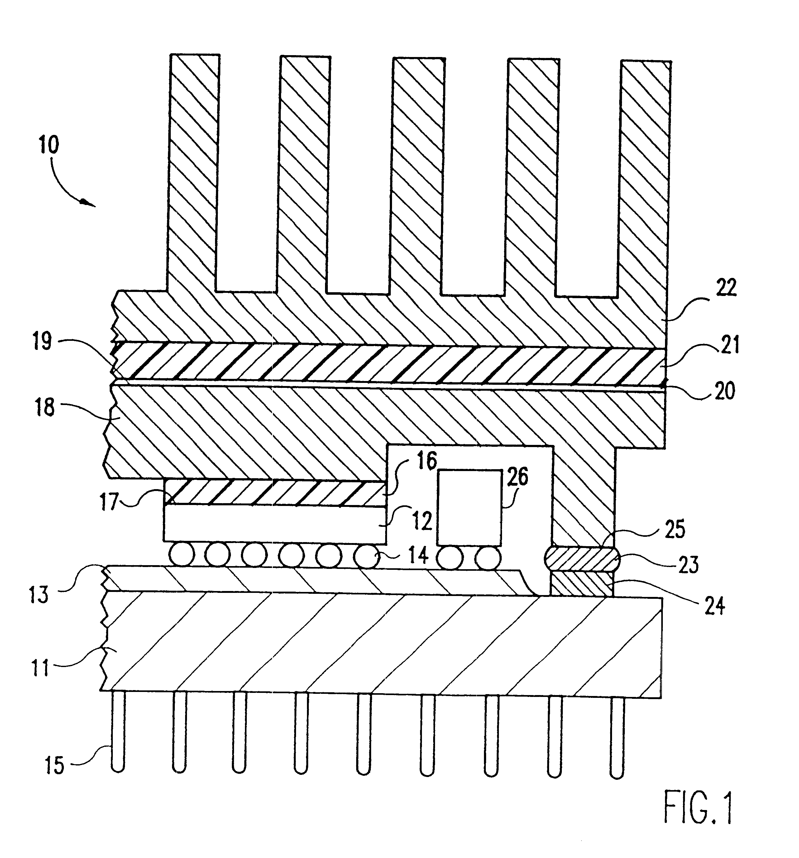 Method using a thin adhesion promoting layer for bonding silicone elastomeric material to nickel and use thereof in making a heat sink assembly