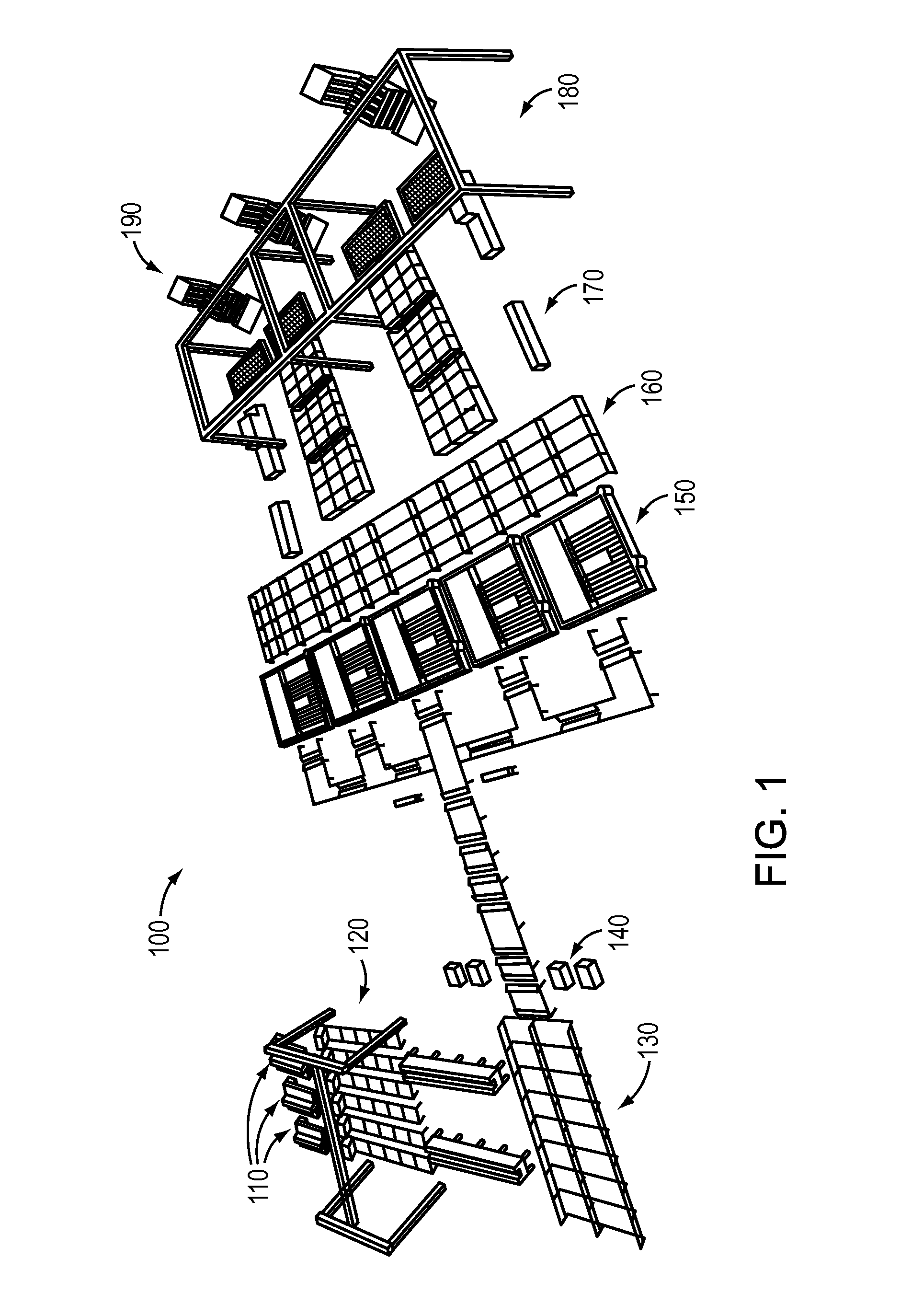 Component manufacturing system for a prefabricated building panel