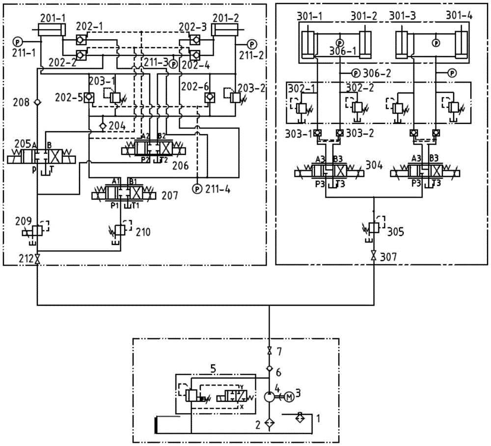 Hard Rock Tunneling Machine Test Bench Support Steering Hydraulic System