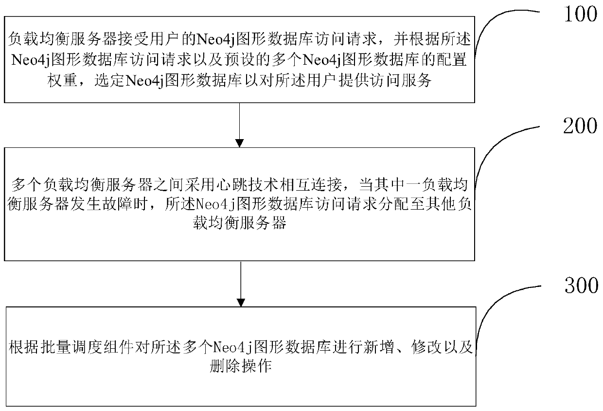 Neo4j graphic database system and Neo4j graphic database system access method and device