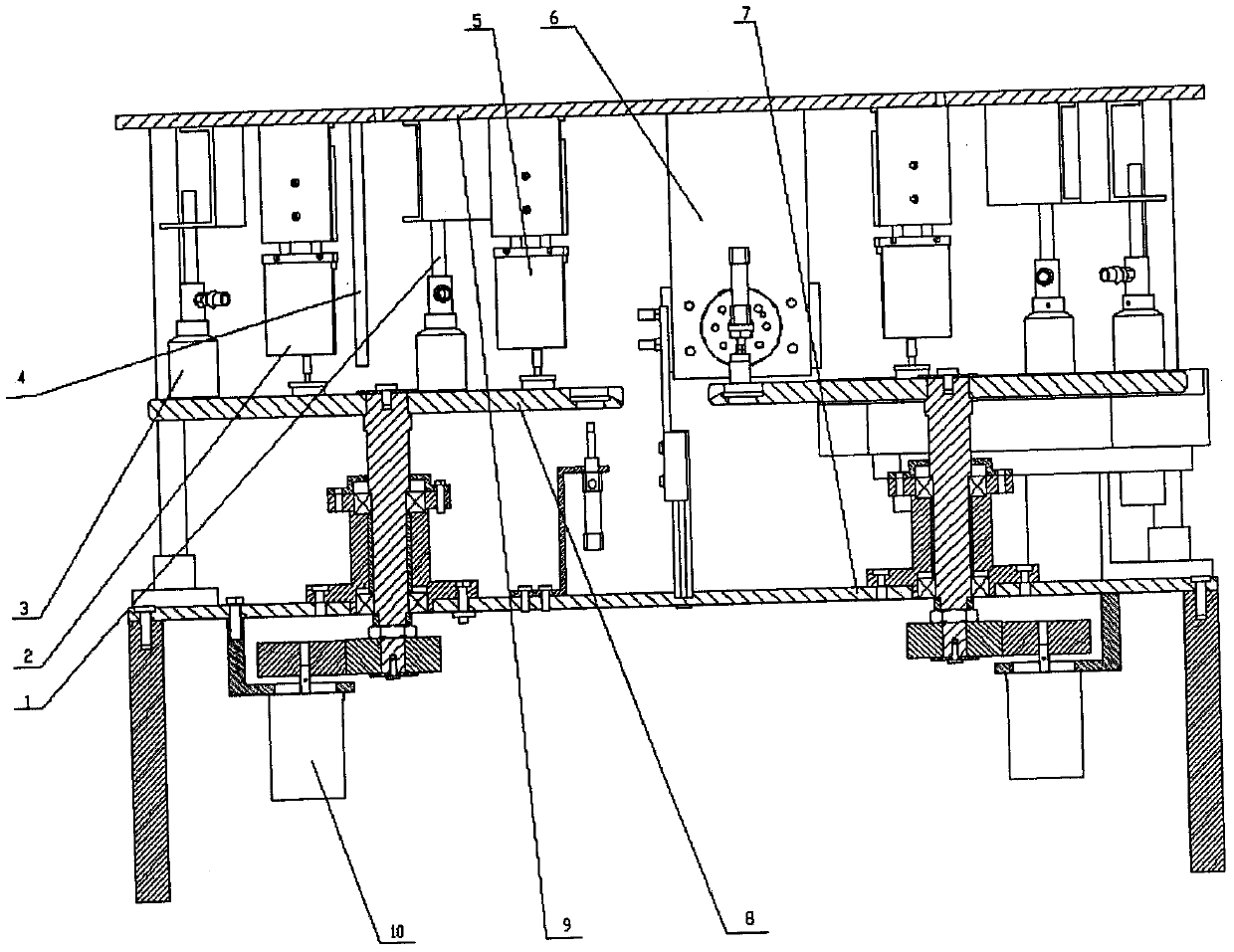 Automatic cleaning line of button cell