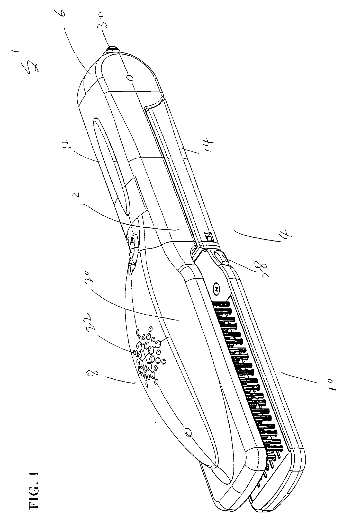 Device for treating hair